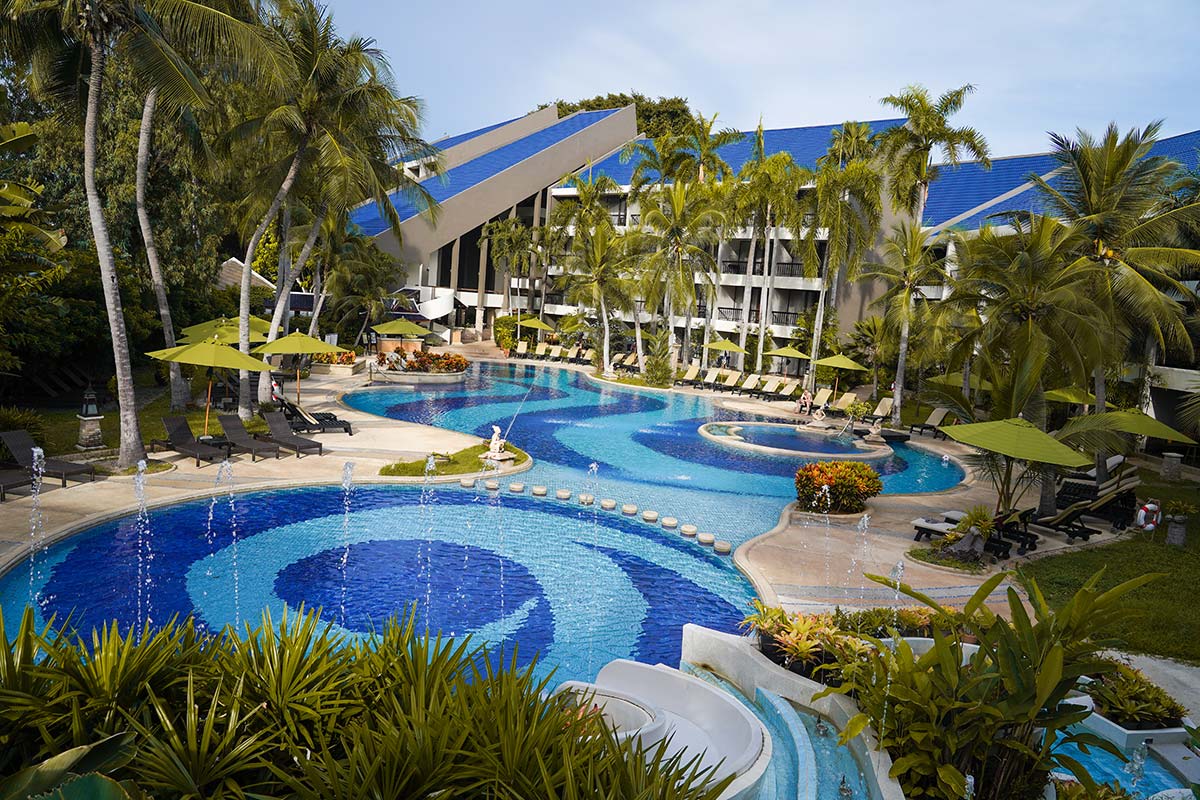 Garden Pool at Siam Bayshore Resort, Pattaya